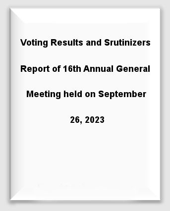 MEIL-16AGM-Votingresult-Scrutinizer-Report
