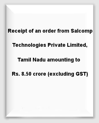 MEIL-8.5crore-order-salcomp